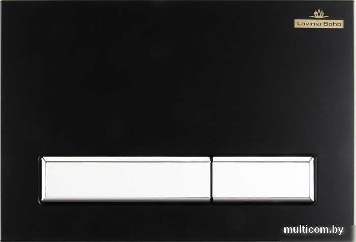 Панель смыва Lavinia Boho Relfix 38050601 (матовый черный/белый)