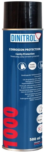 Антикоррозийные, антигравийные средства для кузова Dinitrol 1000 для скрытых полостей 0.5, аэрозоль