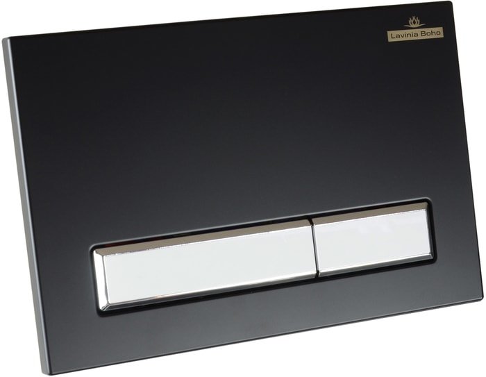 Панель смыва Lavinia Boho Relfix 38050601 (матовый черный/белый)