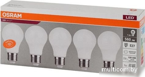 Светодиодная лампочка Osram LED Value 4058075577657 (5 шт)