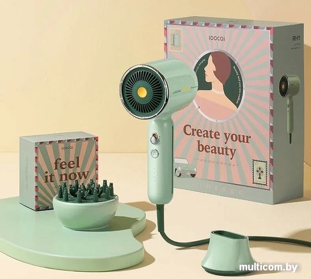 Фен Soocas RH1 Retro (зеленый)