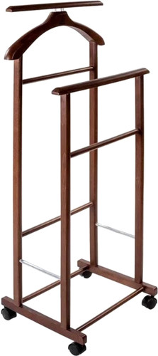 Стойка для одежды Мебелик на колесах В 22Н (средне-коричневый)