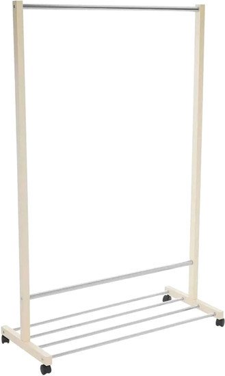 Стойка для одежды Мебелик В 35Н (слоновая кость)