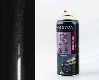 Автомобильная краска Auton металлик - 676 Черная жемчужина - аэр. 520 мл