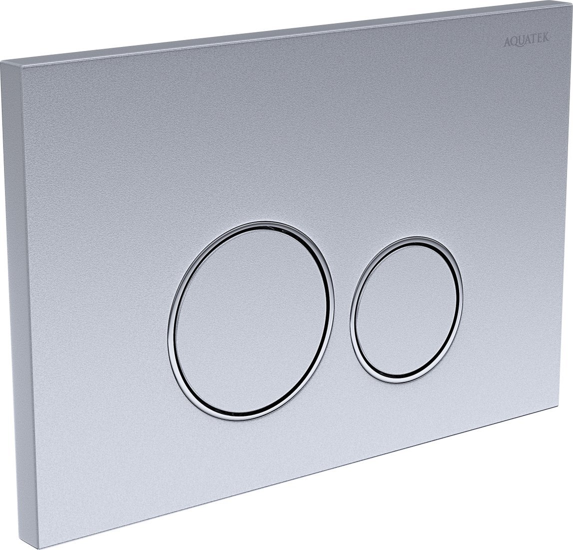 Панель смыва Aquatek KDI-0000019 (хром матовый)