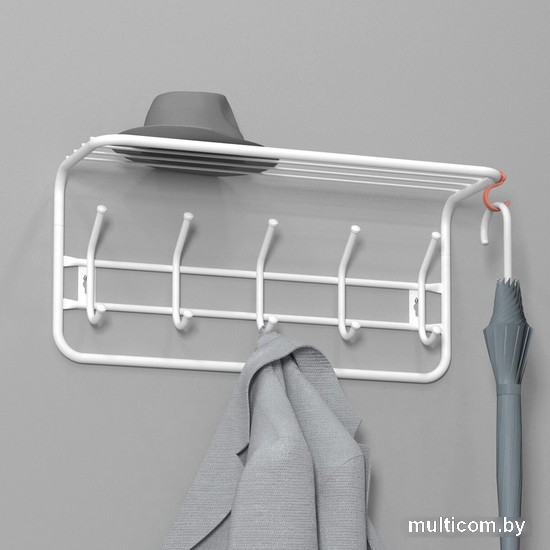 Вешалка для одежды ЗМИ 60 ВСП 6 (белый)
