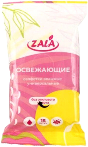 Влажные салфетки Zala ZL26415 (15 шт)