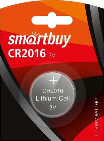 Батарейки SmartBuy Lithium CR2016 SBBL-2016-1B