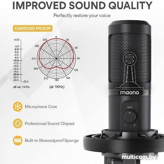 Микрофон Maono AU-PM461S