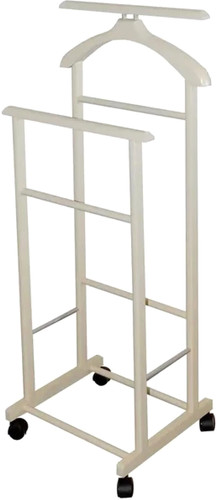 Стойка для одежды Мебелик на колесах В 22Н (слоновая кость)