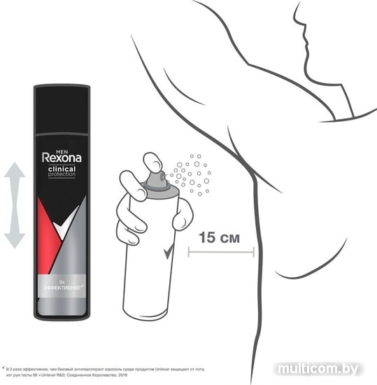 Rexona Men Clinical Protection защита и уверенность 150 мл