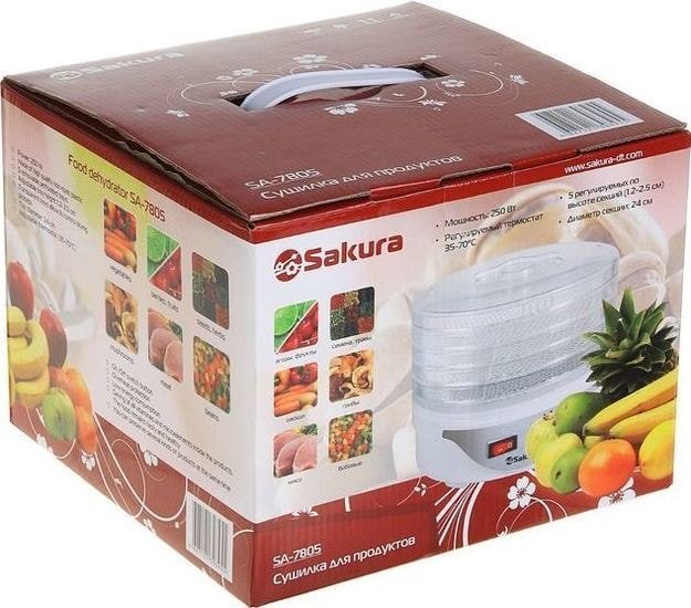 Сушилка для овощей и фруктов Sakura SA-7805