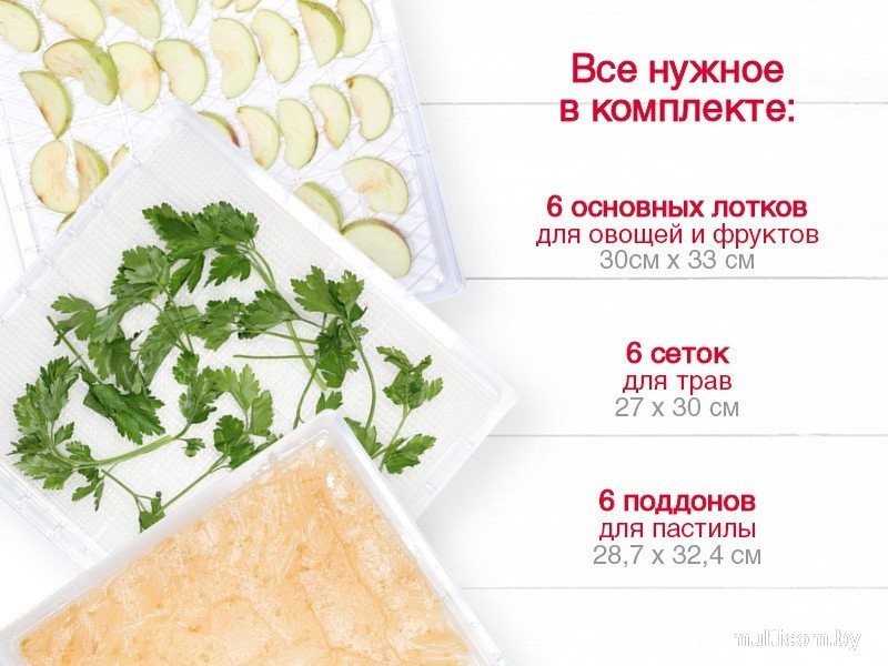 Сушилка для овощей и фруктов Oursson DR60102D/BL