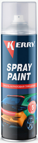 Автомобильная краска Kerry Глянцевая KR-013 405мл (белый)