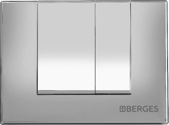 Панель смыва Berges Wasserhaus Novum S2 (матовый хром)