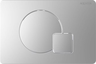 Панель смыва Aquatek KDI-0000068 (хром матовый)
