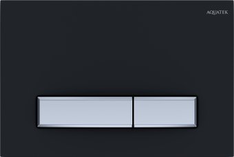 Панель смыва Aquatek Slim KDI-0000031 (черный матовый)