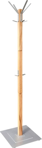 Вешалка для одежды Sheffilton Альберо SHT-CR11 985627 (прозрачный лак/алюминий металлик)