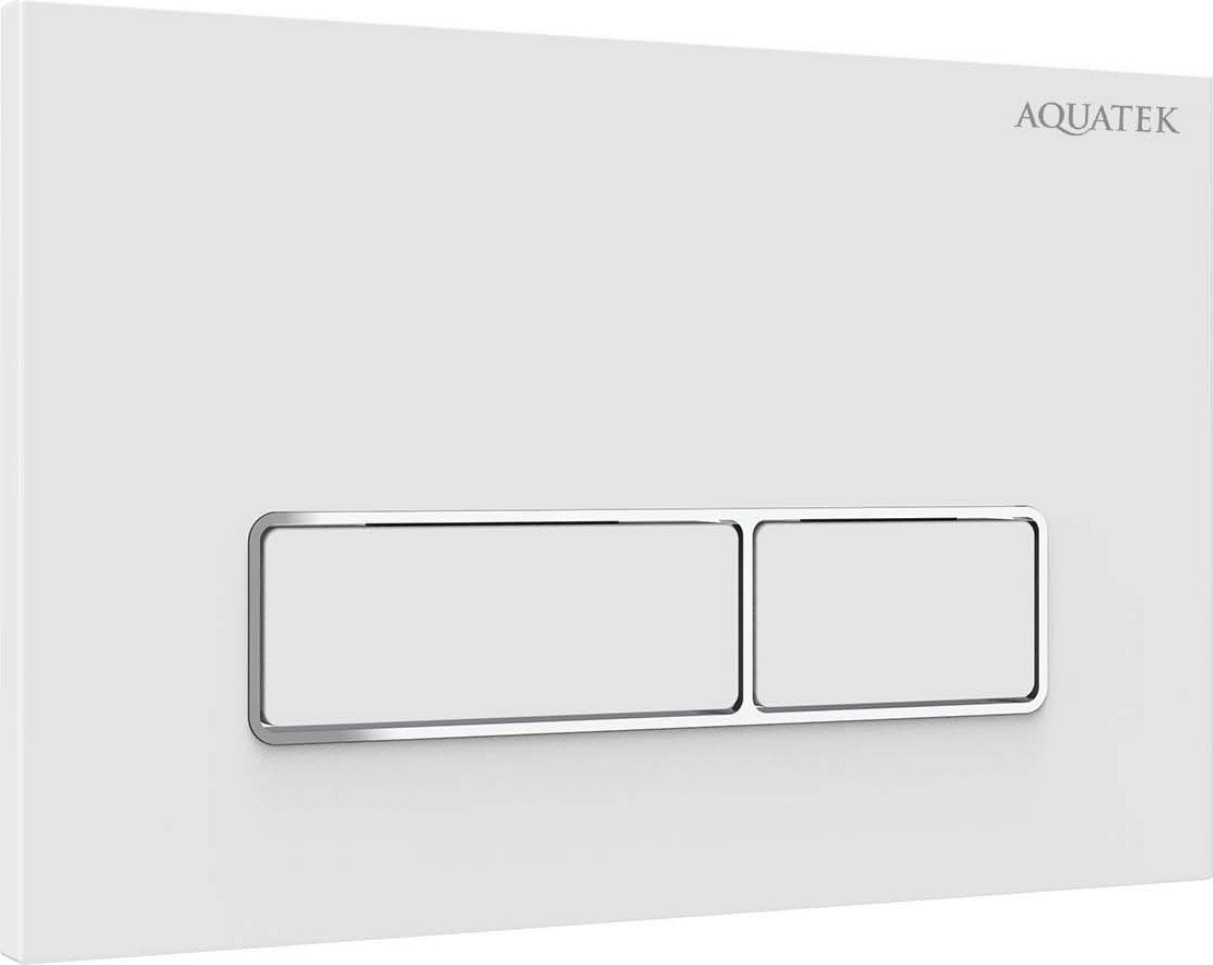 Панель смыва Aquatek KDI-0000061 (белый глянец)