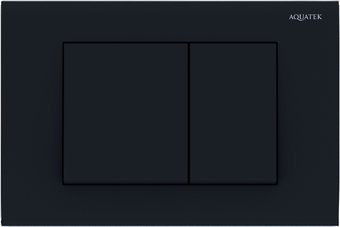 Панель смыва Aquatek KDI-0000012 (черный матовый)