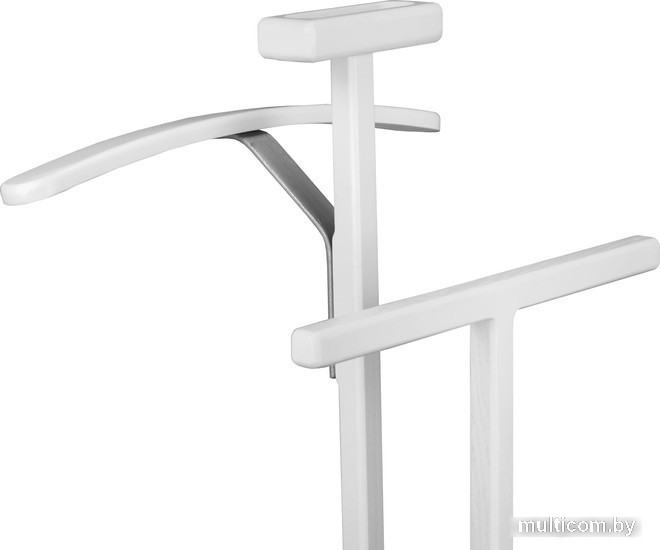 Стойка для одежды Мебелик Костюмная галант 340 (металлик/белый)