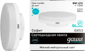 Светодиодная лампа Gauss Elementary GX53 6Вт 4100К [83826]