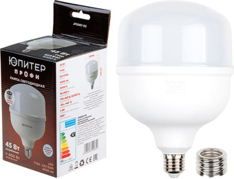Светодиодная лампочка Юпитер T140 45 Вт 170-240В E27/E40 6400К 4050Лм JP5087-03
