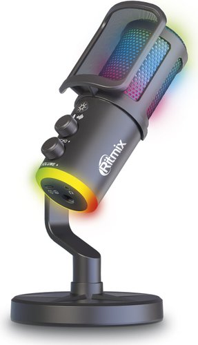 Проводной микрофон Ritmix RDM-178 USB Gaming (черный)