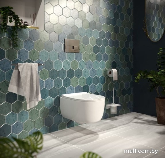 Панель смыва Berges Wasserhaus Novum L3 (глянцевый хром)