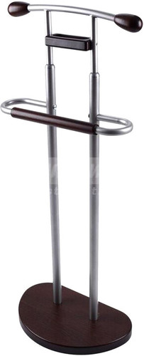 Стойка для одежды Мебелик Костюмная галант 333 (металлик/темно-коричневый)