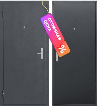 Металлическая дверь Guard Металл/металл Антик серебро (86x205, левая)