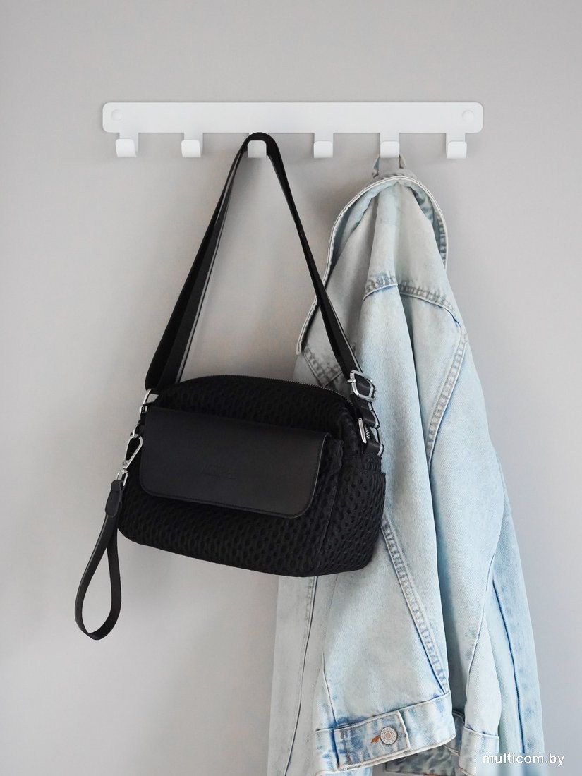 Вешалка для одежды KN Металлическая (белый)