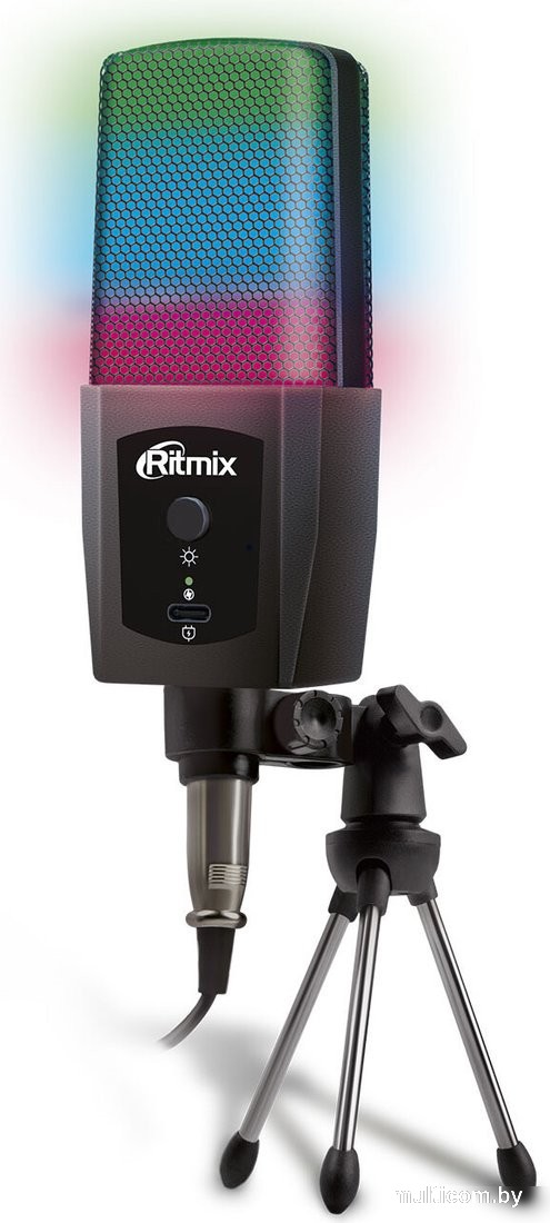 Проводной микрофон Ritmix RDM-170 (черный)