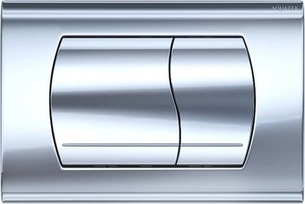 Панель смыва Aquatek KDI-0000047 (хром глянцевый)