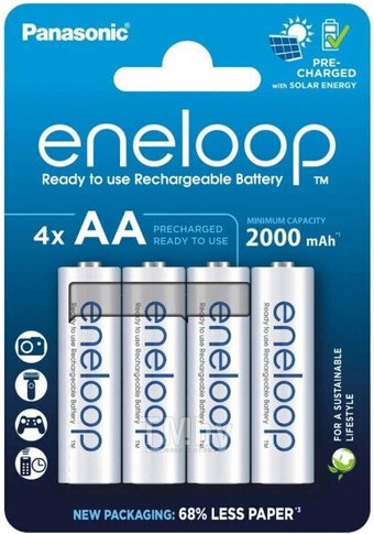 Аккумулятор Panasonic Eneloop AA BK-3MCDE/4CP (4 шт)
