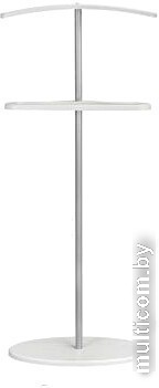 Стойка для одежды Мебелик Костюмная Дэви 3 (металлик/белый)