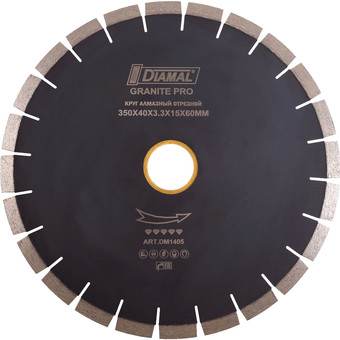 Отрезной диск алмазный Diamal DMA450PR