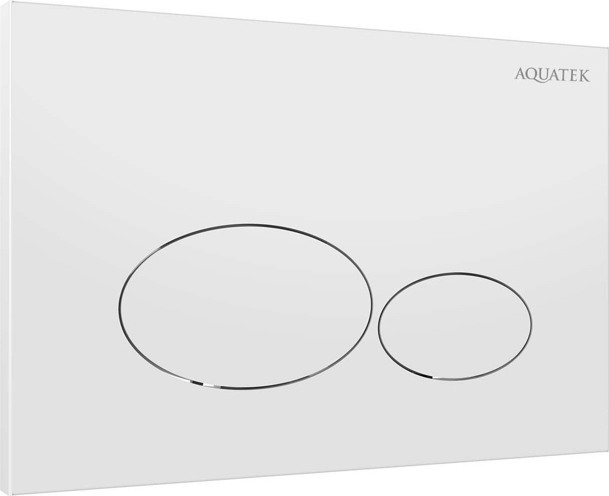 Панель смыва Aquatek KDI-0000071 (белый глянец)