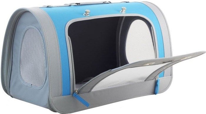 Сумка-переноска Triol Лаура (серый/голубой)