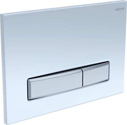 Панель смыва Aquatek Slim KDI-0000030 (белый глянцевый)