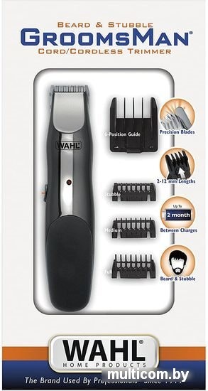 Триммер для бороды и усов Wahl Groomsman Rechargeable 9918-1416