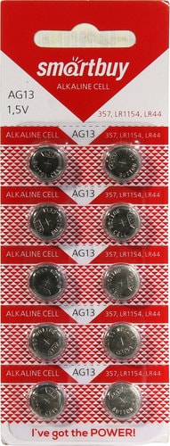 Батарейки SmartBuy Alkaline AG13 10 шт.