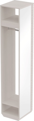 Вешалка для одежды Мебельград Элана с зеркалом (бодега белая)