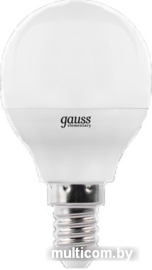 Светодиодная лампа Gauss Elementary E14 6Вт 4100К [53126]