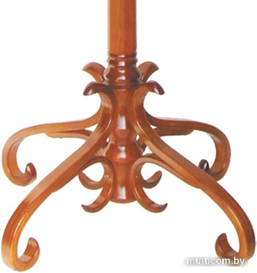 Вешалка для одежды Мебелик В 2Н (светло-коричневый)