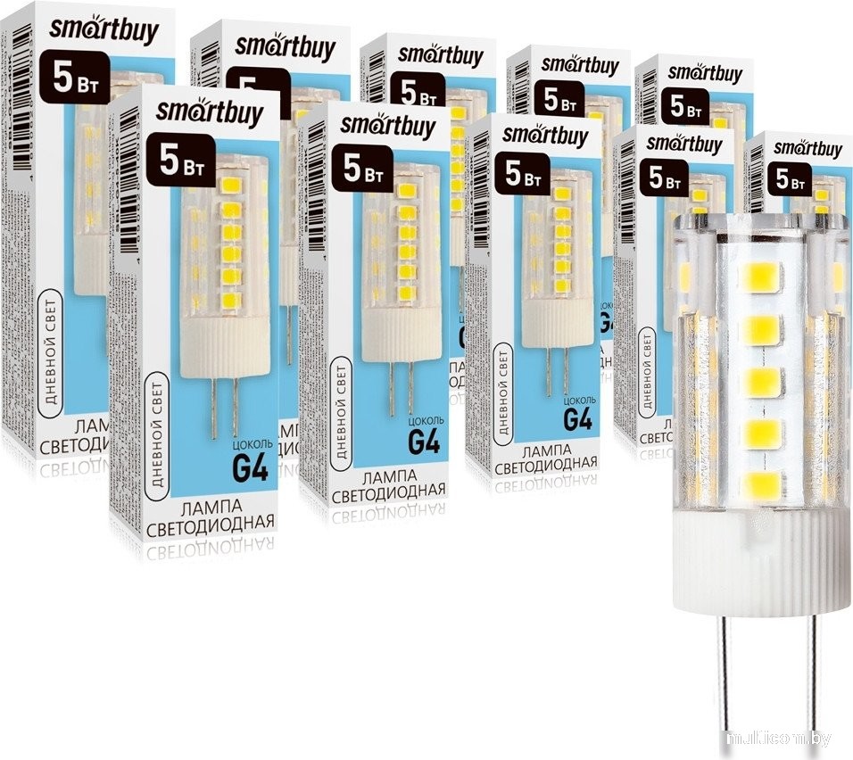 Светодиодная лампочка SmartBuy G4 5Вт 4000К SBL-G4-5-40K