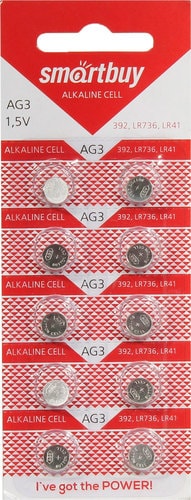 Батарейки SmartBuy Alkaline AG3 10 шт.