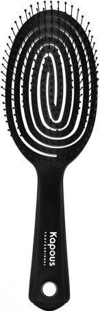 Щетка для волос Kapous Подвижная массажная Эллипс большая