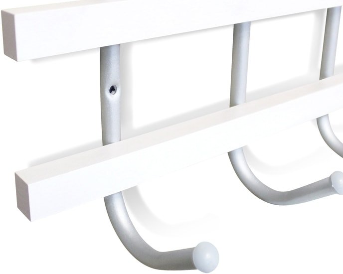 Набор крючков для одежды Sheffilton SHT-WH11 963117 (беленый/алюминий металлик)