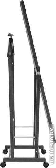 Стойка для одежды Мебелик с зеркалом на колесах В 24Н (венге)